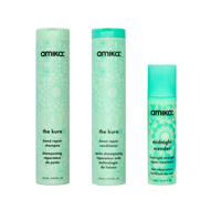 amika Ultimate Bond Repair Set, Shampoo, Conditioner, Overnight Treatment