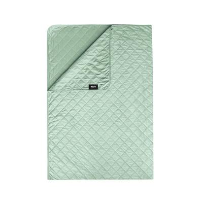 Bedsprei Velvet Ruit Ruiten 180x260 Cm Groen Anti Allergie Fresh And Co - Dekbed-Discounter.nl
