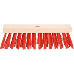 Polet Straatbezem 290mm Rood