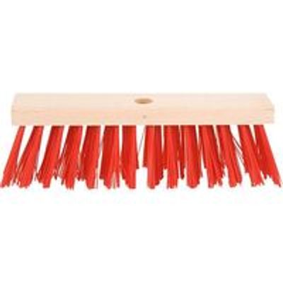 Polet Straatbezem 290mm Rood