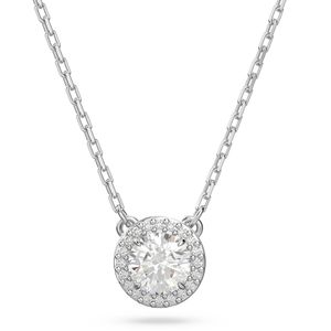 Swarovski 5636264 Ketting Constella zilverkleurig-wit 38-44 cm