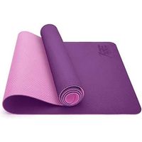 Yogamat lila-pink, fitnessmat,, gymnastiekmat pilatesmat, sportmat, 183 x 61 x 0,6 cm - thumbnail