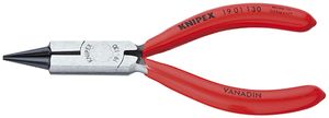 Knipex Rondbuigtang met zijsnider zwart geatramenteerd 130 mm - 1901130