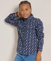 blouse met kerstprint