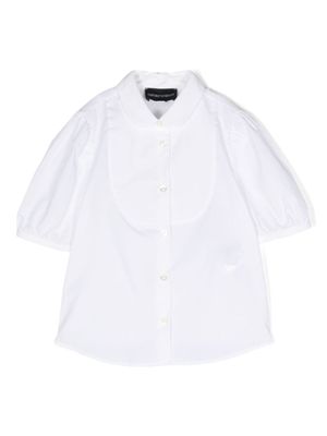 Emporio Armani Kids Shirt met bies - Wit
