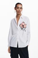 Bloemenhemd borst - WHITE - L