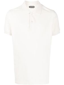 TOM FORD polo à manches courtes - Blanc