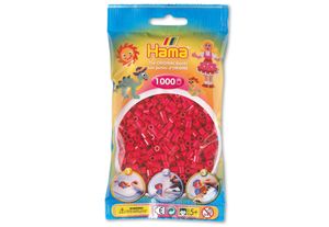 Hama Strijkkralen Warm Rood (029), 1000st.