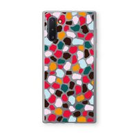 Colored Giraffe: Samsung Galaxy Note 10 Transparant Hoesje
