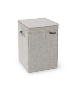 Brabantia wasbox stapelbaar 35 liter grey