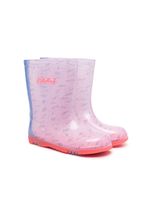 Billieblush bottes de pluie pailletées à imprimé graphique - Rose