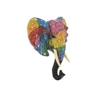 Wanddecoratie Home ESPRIT Multicolour Olifant Modern 61,5 X 20 X 67 CM