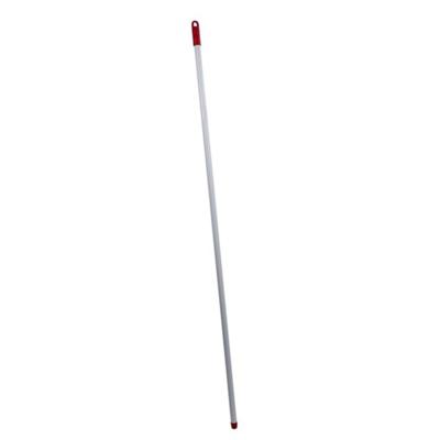 Luva Bezemsteel metaal wit 140cm