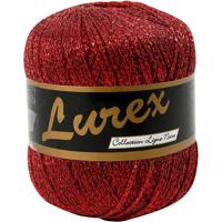 Creativ Company Lurex glitter garen, l: 160 m, rood, 25 gr/ 1 bol