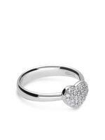 LEO PIZZO bague Amore en or blanc 18ct sertie de diamants - Argent