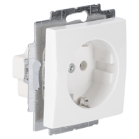 Busch-Jaeger Balance Contactdoos | Inbouw | 1-voudig | Randaarde | Polarwit - 66.054.42