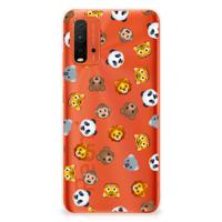 TPU bumper voor Xiaomi Poco M3 Dieren Emojis - thumbnail