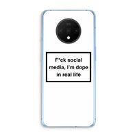 I'm dope: OnePlus 7T Transparant Hoesje