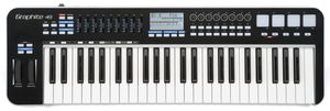 Samson Graphite 49 MIDI toetsenbord 49 toetsen USB Zwart, Wit