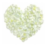 Witte rozenblaadjes 1000 stuks - Rozenblaadjes / strooihartjes - thumbnail