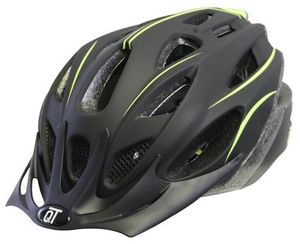 Qtcycletech qt cycle tech helm fuse mat zwart / fluo m 54-58 cm 2810420