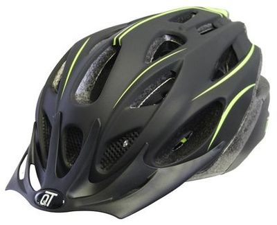 Qtcycletech qt cycle tech helm fuse mat zwart / fluo m 54-58 cm 2810420