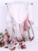 Vintage Boheems Bloemen Afdrukken Lang Sjaal Ademend Sneldrogend - thumbnail