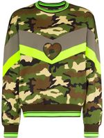 Dolce & Gabbana sweat à imprimé camouflage - Vert