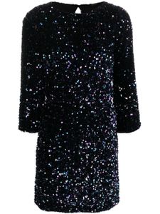 Seventy robe courte à sequins - Noir