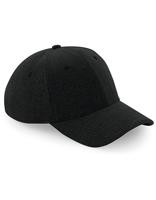 Beechfield CB677 Jersey Athleisure Baseball Cap - Black - One Size - thumbnail