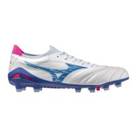 Mizuno Morelia Neo IV Beta Elite Gras Voetbalschoenen (FG) Wit Blauw Roze
