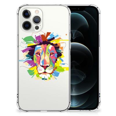 iPhone 12 Pro Max Stevig | Bumper Hoesje | Lion Color