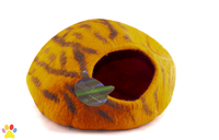 Kattenveertjes Comfy Cave kattenmandje (oranje met tijgerstrepen) - thumbnail