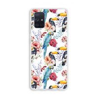 Bloemen tukan: Galaxy A71 Transparant Hoesje Bloemen tukan: Galaxy A71 Transparant Hoesje