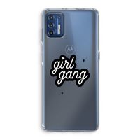 Girl Gang: Motorola Moto G9 Plus Transparant Hoesje