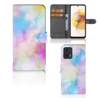 Hoesje Motorola Moto G73 Watercolor Light | Portemonnee hoesje