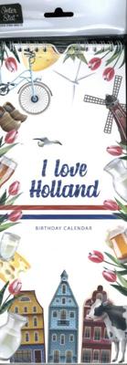 Verjaardagskalender - I love Holland - Los (Kalender)