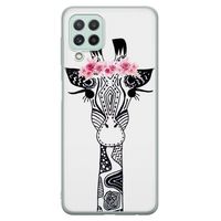 Samsung Galaxy A22 4G siliconen hoesje - Giraffe