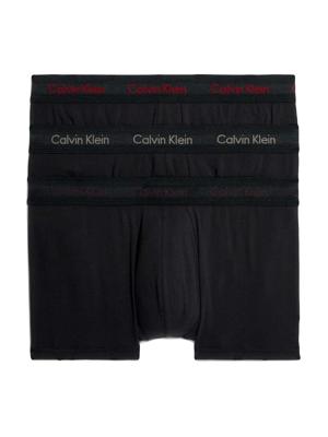 Calvin Klein - 3p Low R Trunk - Cotton Stretch - CQ7, Maat:M