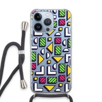 8-bit N°4: iPhone 13 Pro Transparant Hoesje met koord