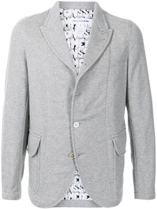 Comme Des Garçons Shirt blazer à simple boutonnage - Gris