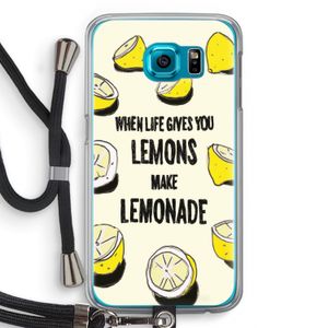 Lemonade: Samsung Galaxy S6 Transparant Hoesje met koord