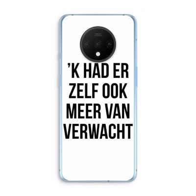 Meer verwacht: OnePlus 7T Transparant Hoesje