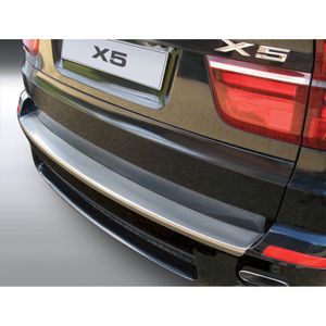 Bumper beschermer passend voor BMW X5 2007- 'Brushed Alu' Look GRRBP126B