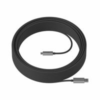 Kabel USB A naar USB C Logitech 939-001799 Zwart 10 m