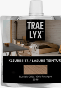 trae lyx kleurbeits 2526 goudteak tester