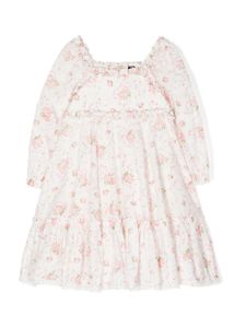 NEEDLE & THREAD KIDS robe à fleurs - Blanc