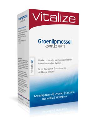 Vitalize Groenlipmossel Complex Forte 60Capsules Vitalize Groenlipmossel Complex Forte 60Capsules