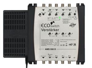 AMS 550 D Ecoswitch  - Satellite amplifier 21dB(sat) AMS 550 D Ecoswitch