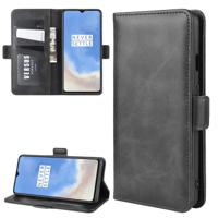 Voor OnePlus 7T portemonnee staan lederen mobiele telefoon geval met portemonnee & houder & kaartsleuven (zwart) Voor OnePlus 7T portemonnee staan lederen mobiele telefoon geval met portemonnee & houder & kaartsleuven (zwart)